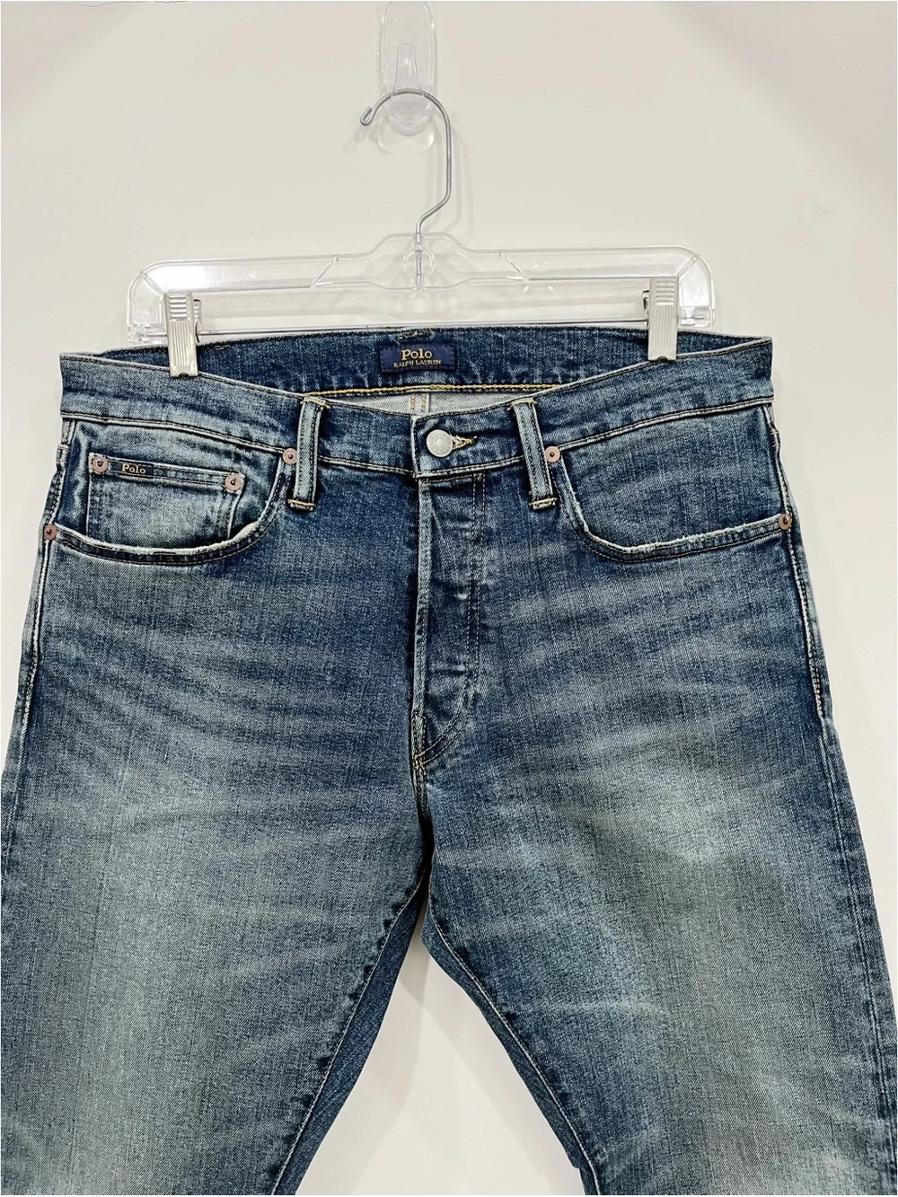 Polo Ralph Lauren Sullivan Slim Straight Jeans Men’s 32x30 Blue Wash Denim